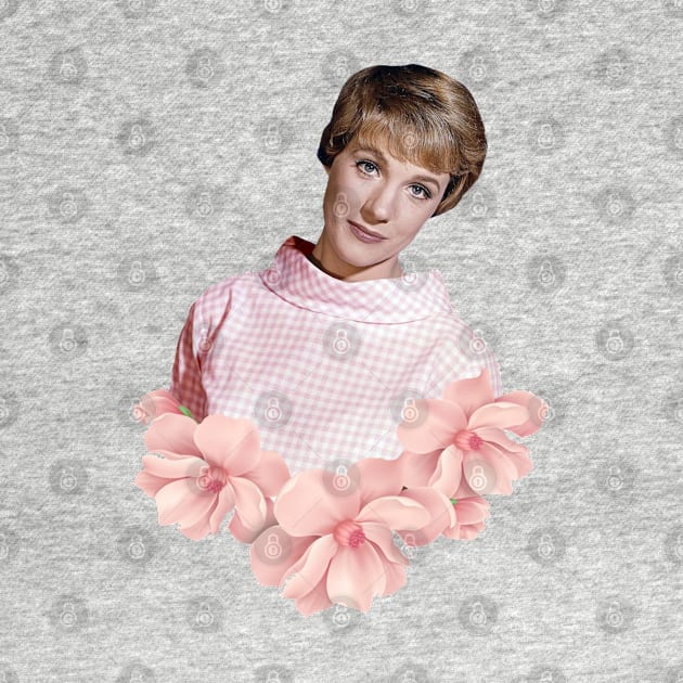 Julie Andrews Pink Floral by baranskini